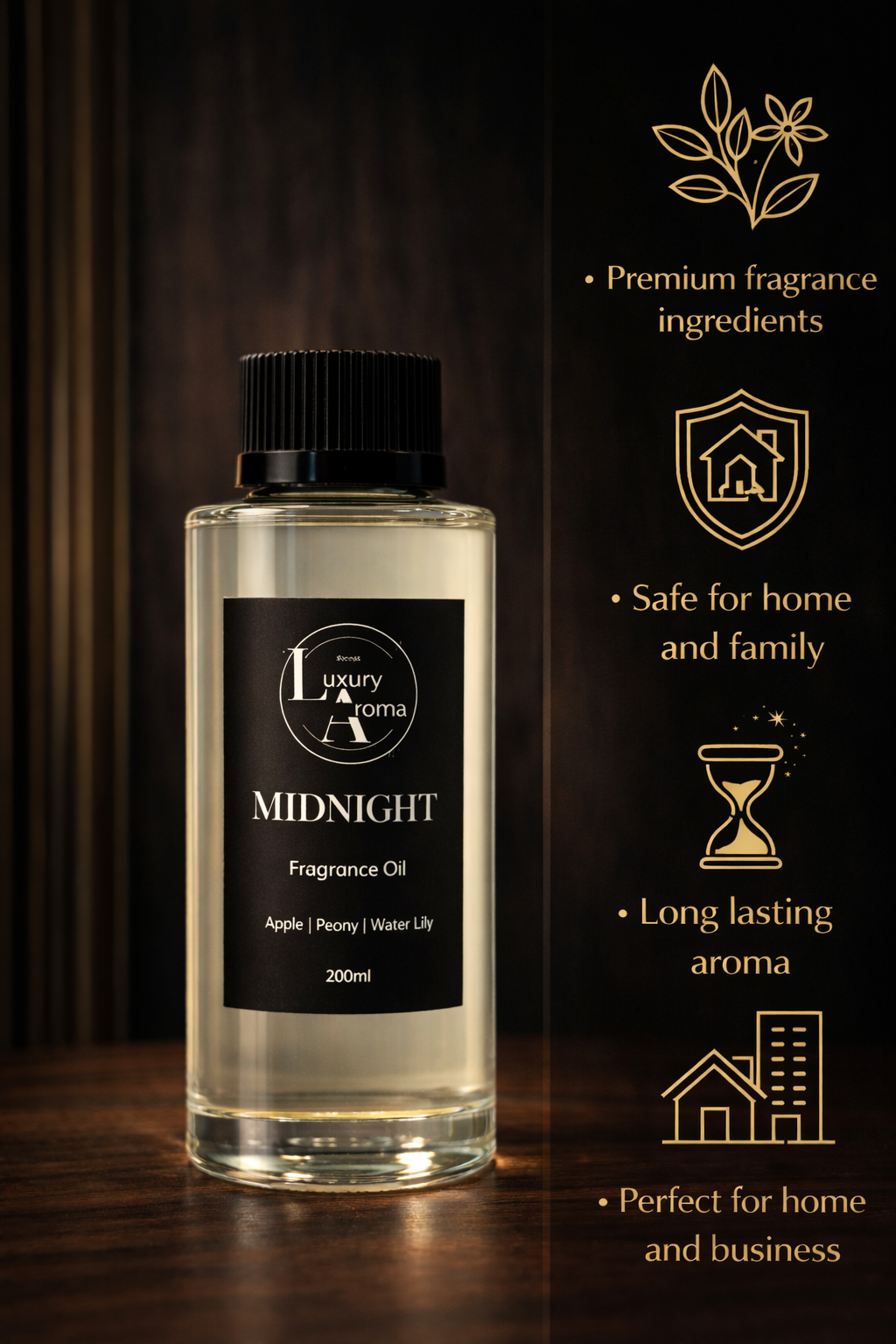 Midnight Fragrance Oil by Luxury Aroma Scents
