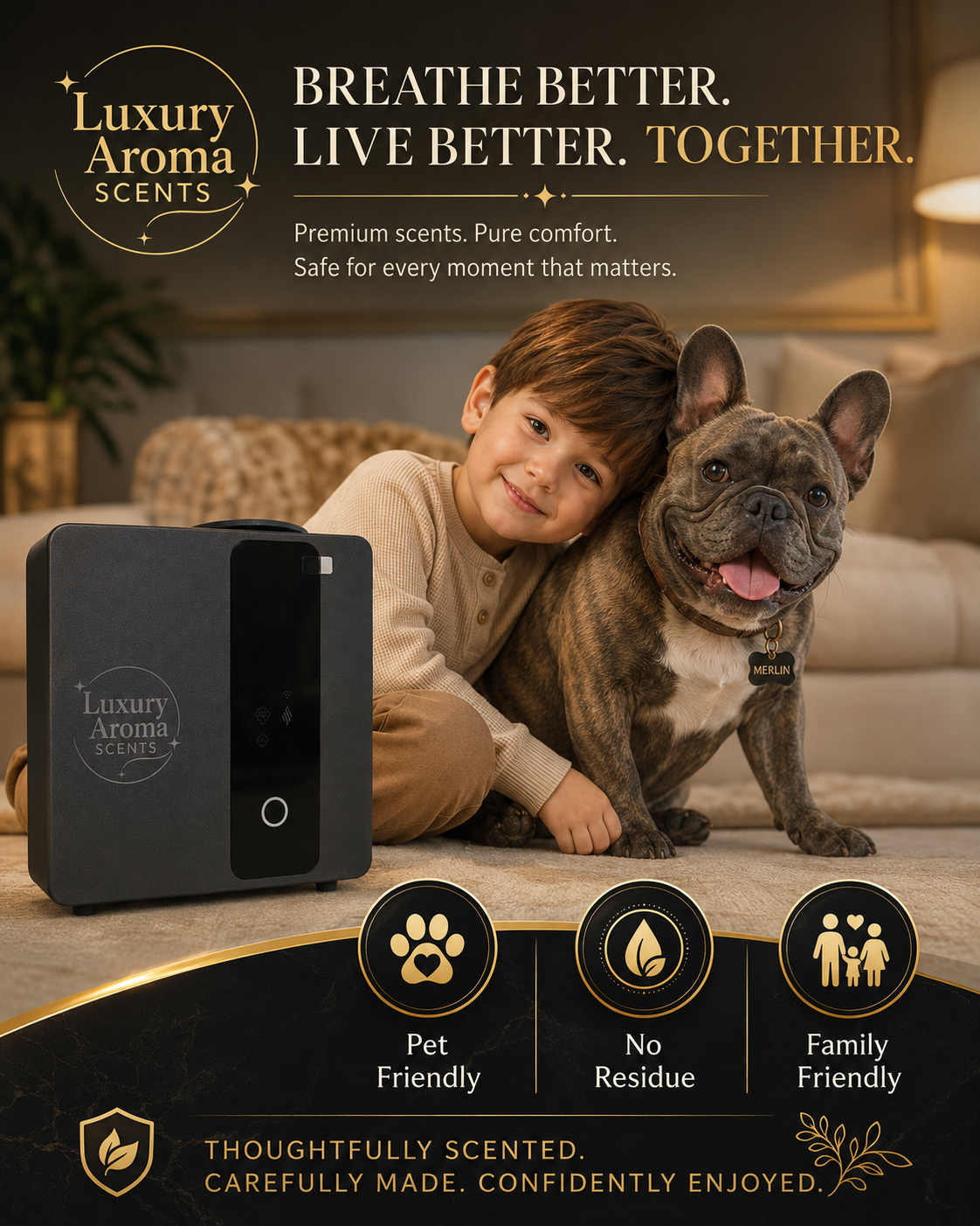 Luxury Mini HVAC Diffuser