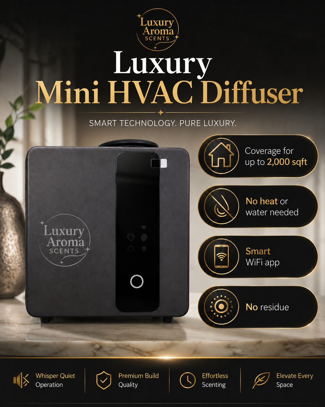 Luxury Mini HVAC Diffuser