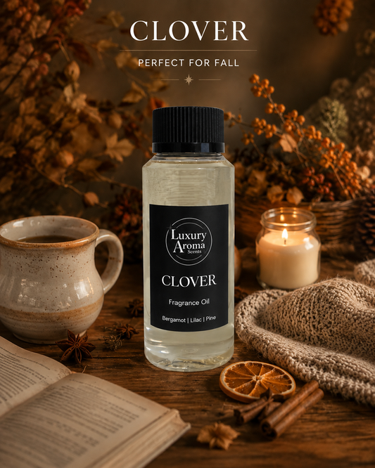 Clover Fragrance Oil by Luxury Aroma Scents. Perfect for Fall